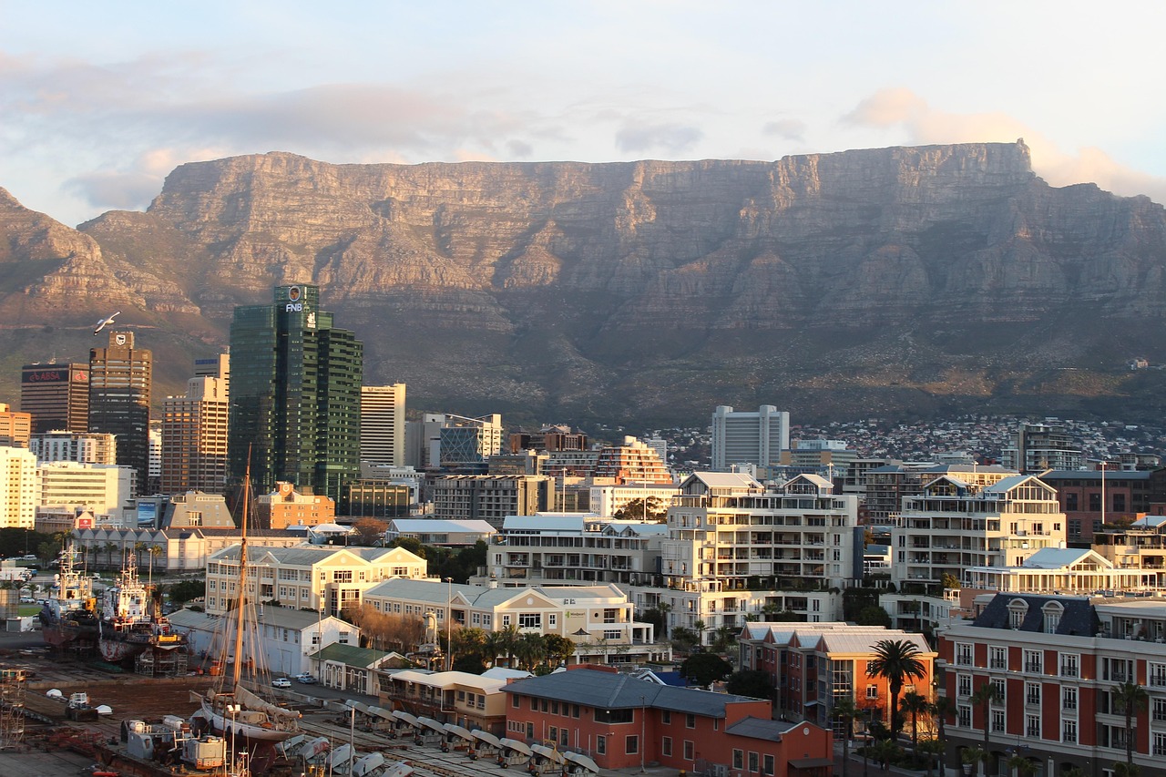 Modern skyline of Cape Town, South Africa — a symbol of African institutional development